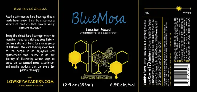 Session - BlueMosa - 6.5% - 12oz Can
