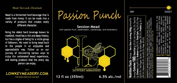 Session - Passion Punch - 6.5% - 12oz Can