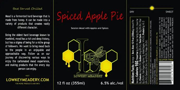 Session - Semi-Sweet - Spiced Apple Pie - 6.5% - 12 oz can