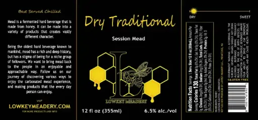 Session - Dry Traditional - 6.5% - 12oz Can